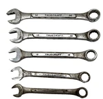 Vintage Lot Of 5 Truecraft Metric Combination Wrenches 10-14 Mm Japan Guc. Fixed Price $20.99.