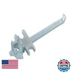Vestil Bnw-ix-w Polished Zinc Cast Steel Straight Hand Drum Bung Nut Wrench. Fixed Price $54.87.