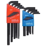Eklind 10022 10222 Alloy Steel Standard Sae/metric Long & Short Arm Hex Key Set. Fixed Price $24.35.