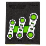 Vim Products FPRW100 3PC Metric Flex Finger Ratchet Wrench Set. Fixed Price $80.60.