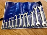 Sk Superkrome Metric Open End Wrench 7 Piece Set 32MM Thru 14MM + Stanley New. Fixed Price $136.00.