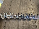 Snap-on 3/8 Drive Sae Crowsfoot Set To 3/4, Pc, Part# 207SFRH. Fixed Price $120.00.
