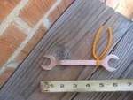 1960S Vtg Proto *** 11/16" & 3/4" Hydraulic Service Open End Wrench AN8505-7 Usa. Fixed Price $28.85.