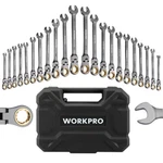 Workpro 22PC Flex-head Ratcheting Wrench Set Metric 6-18MM Sae 1/4-3/4" 72 Teeth. Fixed Price $105.99.