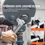 14" Aluminum Pipe Wrench, Adjustable Jaw, Ergonomic Handle, For Plumbing/repairs. Fixed Price $42.99.