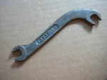 Ih International Harvester Double Open End Curved Wrench 12737DA 7/16" X 3/8". Fixed Price $9.99.
