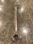 Snap-on RXFS2022B Sae 5/8 11/16" Double Flare Nut 6PT Line Wrench. Fixed Price $39.95.