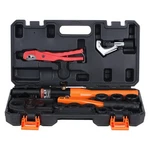 Vevor Copper Pipe Crimping Tool, Hydraulic Driven Press With 1/2", 3/4", 1". Fixed Price $152.18.