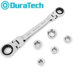 Duratech Flex-head Double Box End Ratcheting Wrench Set 7-IN-1 Metric. Fixed Price $21.99.