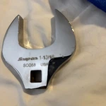 Snap-on Crowsfoot 1/2" Drive -13/16 SC058. Fixed Price $70.00.