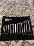 Westward 54DG03 Combination Wrench Set: Alloy Steel, 14 Tools, 6 Mm 19. Fixed Price $75.00.