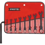Proto JSCVF-8S 8-PIECE Blk Combo Locking Flex-head Ratcheting Wrench Set-spline. Fixed Price $200.10.