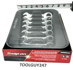 Snap On Tools Usa OXKRM707 7PC Metric Short Ratcheting Combo Box End Wrench Set. Fixed Price $339.95.