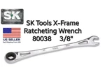 Sk Professional Tools 6PT Ratcheting Wrench X-beam Sae 80038 3/8" 216 Position. Fixed Price $39.00.
