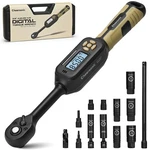 Digital Torque Wrench 3/8 Drive, 3.1-62.7FT-LB 1% Accuracy Inch Pound. Fixed Price $99.98.