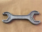 Vintage Cast Aluminum Delaval Milker Cherry Burrell 25HA & 1-1/2 Wrench. Fixed Price $24.99.