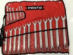 Proto J1200R-MASD 18 Pc. Metric Combination Wrench Set Point. Fixed Price $310.00.