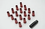 1320 Open Steel Lug Nuts 12X1.5 Red Color 48MM Length 20PCS Extended. Fixed Price $42.00.