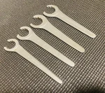 Proto 3812 3814 3816 3817 3/4 7/8" 1/16 Sae Chrome Water Pump Wrench Set. Fixed Price $109.00.