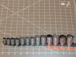 Snap On 13PC Sae 1/2 Drive Shallow Spline Socket Set 3/8" 15/16 12PT. Fixed Price $511.49.