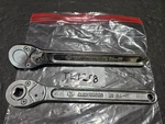 Vtg Armstrong #SA50 & #SA51 1/2" Dr Single Direction Regular Ratchets (TL1258). Fixed Price $49.95.