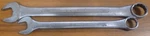 Nice Vtg S-k Wayne C-40 1-1/4" & C-32 1" Combination Wrench Lot Of. Fixed Price $25.00.