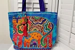 Laurel Burch Bohemian Whiskers Floral Oversized Tote Beach Bag Nwt. Fixed Price $46.00.