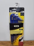Titan 12714 9PC Metric Extra Long Ball End Hex Key Set. Fixed Price $14.00.