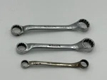 Lot 3 Snap On Xs - 2226 Sae 12 Point 60 Offset Short Double Box End Wrench. Fixed Price $40.00.