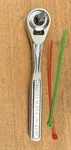 Vtg Craftsman 1/4" Drive. Usa -v- 43186 Ratchet W/quick Release. No Owner Marks. Fixed Price $23.00.