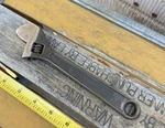 Berylco W153 8 Non Sparking Adjustable Wrench Berylium Copper Drop Forged Usa. Fixed Price $40.00.