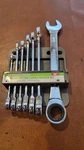 Pittsburgh 7PC Sae Ratcheting Combo Wrench Set -triple Chrome Plated- #96654. Fixed Price $11.95.