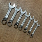 Sk Tools 7PC Sae Short Combination Wrench Set 3/8 3/4 Usa 88012 88024. Fixed Price $54.99.