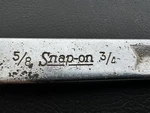Vtg Snap-on Offset Box End Wrench 5/8 3/4" 12 Point Xv 2024 Usa Z. Fixed Price $12.99.