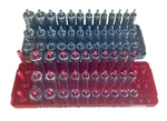 Gearwrench 1/4 Metric & Sae Shallow Mid 6 Point Sockets W/ Trays Semi-deep. Fixed Price $199.99.