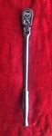 Snap On Tools No. F-712 Kenosha Wis. 3/8" Drive Bent Handle Flex Head Ratchet. Fixed Price $89.99.