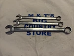 1991 Snap-on Tools Usa 3PC Combo Wrench Set OEX16A 1/2" OEX18A 9/16" OEX24A 3/4". Fixed Price $78.75.