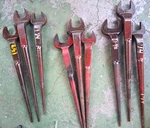 (lot Of 3 Klein,williams, Ironworker Spud Wrenches 1-5/8" 1-1/2" ,1-1/4"). Fixed Price $39.16.