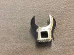 Snap-on Crowfoot 7/8 Open End Wrench 3/8 Drive Polished Etched Save Shippin. Fixed Price $25.00.