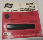 60790 Lisle Usa Made 12MM 12PT Triple Square Internal Wrench Bit. Fixed Price $10.99.
