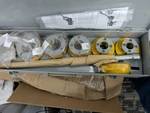 Steel Dragon Tools 12-R 1/2" Ratchet Pipe Threader Fits Ridgid Dies 36475. Fixed Price $373.00.
