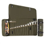 Lelezone Wrench Roll Up Pouch - Portable Tool Bag Organizer, Green Canvas. Fixed Price $36.80.