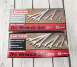 Vintage Sears Craftsman Usa Nos 14PC Comb Wrench Sets Metric & Sae 47004 47005. Fixed Price $69.95.
