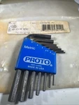 Proto J4985 Hex Key Set Metric 1.5-6 Usa. Fixed Price $29.39.