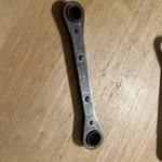 Craftsman 42163 Sae 1/2 9/16 12PT Ratcheting Box Wrench Made The Usa. Fixed Price $12.49.