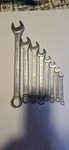 Stanley Combination Wrench Set Piece Sae 1/4-7/8 Double Ended Steel Silver. Fixed Price $13.99.