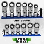 Vim Tools 6 Piece 12 Point Offset, Flex Head 8MM-19MM (NORA150 + NORA150XL). Fixed Price $209.99.