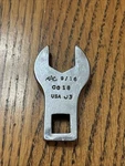 Mac Tools 9/16 Crowfoot Wrench 3/8 Drive CO18 Sae Usa Made Vgc. Fixed Price $15.00.