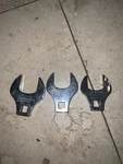 Snap On Set Of 1/2 Dr Crowfoot Wrenches 3/16 , 1/4 And 3/8. Fixed Price $90.00.
