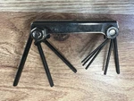 Eklind 20811 Handle Fold-up Hex Key Allen Wrench 8PC Set Sae Inch Sizes. Fixed Price $8.80.